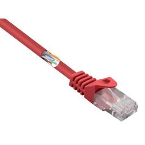 Basetech BT-2272248 RJ45 Netwerkkabel, patchkabel CAT 5e U/UTP 1.00 m Rood Snagless 1 stuk(s)