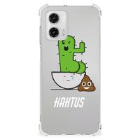 Motorola Moto G73 Stevig Bumper Hoesje Cactus Poo