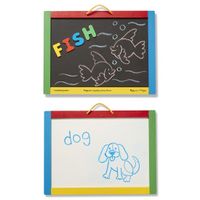 Magnetisch krijtbord en whiteboard 30 x 40 cm   -