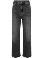 7 For All Mankind pantalon droit à patch logo - Gris