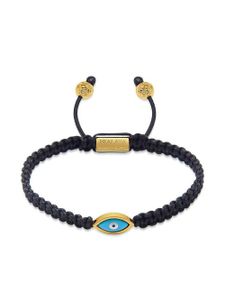 Nialaya Jewelry bracelet Evil Eye - Noir