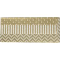 Creotime tissuepapier met print 50 x 70 cm goud 6 stuks