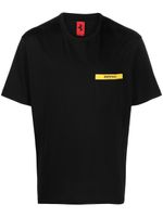 Ferrari t-shirt en coton à patch logo - Noir - thumbnail