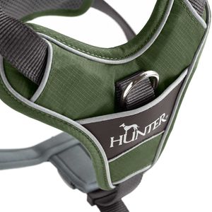 Hunter 67591 hond & kat harnas S-M Groen, Grijs Nylon, Polyester Trektuig