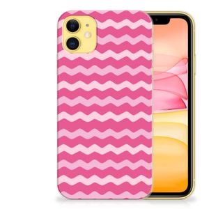 Apple iPhone 11 TPU bumper Waves Pink