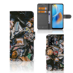 OPPO A74 4G Telefoonhoesje met foto Badges