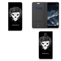 Mobiel BookCase Nokia 5.1 (2018) Skull Hair