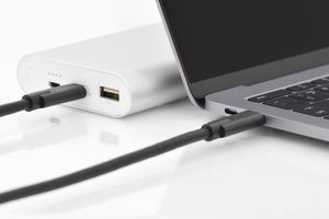 ASSMANN Electronic 1m, 2xUSB-C USB-kabel USB 3.2 Gen 2 (3.1 Gen 2) USB C Zwart