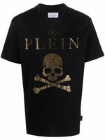 Philipp Plein t-shirt à ornements en cristal - Noir - thumbnail