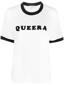 QUIRA t-shirt à logo imprimé - Blanc