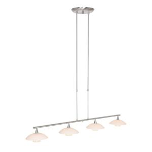 Steinhauer Moderne eetkamer hanglamp Tallerken 4-lichts metaalgrijs 2658ST