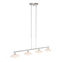 Steinhauer Moderne eetkamer hanglamp Tallerken 4-lichts metaalgrijs 2658ST - thumbnail