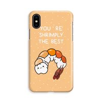 You're Shrimply The Best: iPhone Xs Volledig Geprint Hoesje - thumbnail