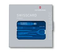 Victorinox SwissCard 0.7122.T2 Zakgereedschapsset Aantal functies 10 Saffier - thumbnail