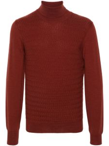 Corneliani pull léger en laine vierge - Rouge