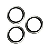 PanzerGlass™ Ti Hoops camera lensbeschermer voor Apple iPhone 15 Pro | Pro Max - bescherming met stijl, schokbestendig glas, wit titanium