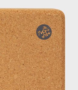 Manduka Yoga Blok Kurk Rechthoekig - 23 x 15 x 10 cm