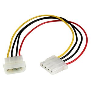 StarTech.com 30 cm Molex LP4-voedingsverlengkabel M/F