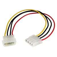 StarTech.com 30 cm Molex LP4-voedingsverlengkabel M/F - thumbnail