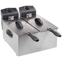 Tristar FR-6937 Friteuse met dubbele koudezone 2x 1800 W Zilver (mat) - thumbnail