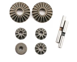 Differential Gear & Shaft Set: 8B,8T (LOSA3502)