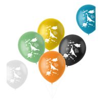 Folat BV Latex Ballonnen Dinosaurus 33 cm, 6st. - thumbnail