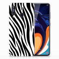 Samsung Galaxy A60 TPU Hoesje Zebra - thumbnail