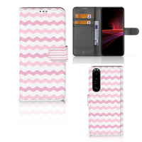 Sony Xperia 1 III Telefoon Hoesje Waves Roze