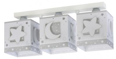 Dalber plafondlampen Moonlight 3 stuks 20 cm grijs Dalber plafondlampen Moonlight 3 stuks 20 cm grijs