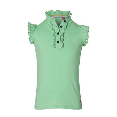Quapi Girls top Fawn met ruches fris groen