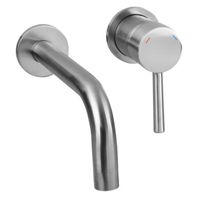 Differnz inbouw wastafelkraan mat chroom Differnz inbouw wastafelkraan mat chroom