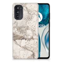 Motorola Moto G52/G82 TPU Siliconen Hoesje Marmer Beige - thumbnail