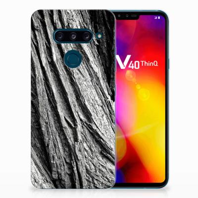 Bumper Hoesje LG V40 Thinq Boomschors Grijs