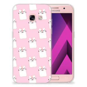 Samsung Galaxy A3 2017 TPU Hoesje Sleeping Cats