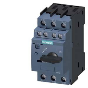 Siemens 3RV2011-0KA15 Vermogensschakelaar 1 stuk(s) Instelbereik (stroomsterkte): 0.9 - 1.25 A Schakelspanning (max.): 690 V/AC (b x h x d) 45 x 97 x 97 mm