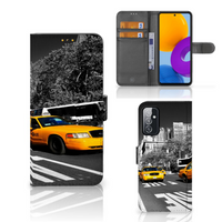 Samsung Galaxy M52 Flip Cover New York Taxi - thumbnail