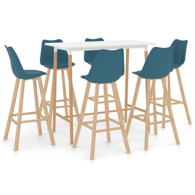 vidaXL 7-delige Barset turquoise vidaXL 7-delige Barset turquoise