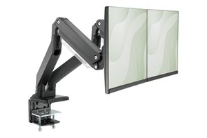 Digitus DA-90427 Monitorbeugel 2-voudig 38,1 cm (15) - 88,9 cm (35) Zwart Uittrekbaar, Draaibaar, In hoogte verstelbaar, Kantelbaar, Kantelbaar en roteerbaar,