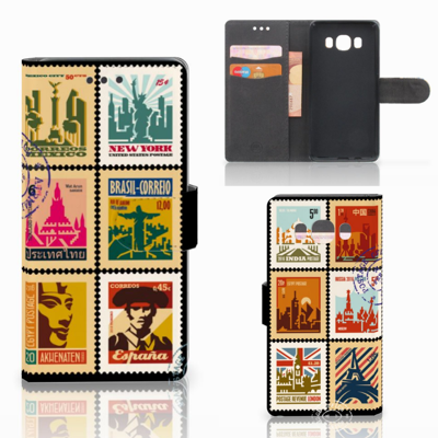 Samsung Galaxy J5 2016 Flip Cover Postzegels Samsung Galaxy J5 2016 Flip Cover Postzegels