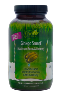 Irwin Naturals Ginkgo Smart softgels Irwin Naturals Ginkgo Smart softgels