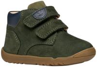 Geox B Macchia Boy First Walker Schoen, donkergroen/marineblauw, EU 20, dark green navy, 20 EU