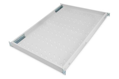 Digitus DN-97648 19 inch Apparaatbodem voor patchkast 1 HE Variabele bevestigingsrails Geschikt voor kastdiepte: 1000 mm Grijs-wit (RAL 7035)