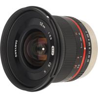 Samyang 12mm F/2.0 NCS CS Fuji X Zwart occasion