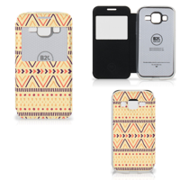 Samsung Galaxy Core Prime Telefoon Hoesje Aztec Yellow