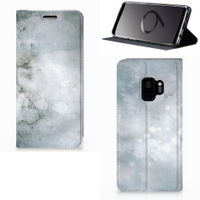 Bookcase Samsung Galaxy S9 Painting Grey - thumbnail