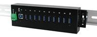 Exsys (Gen 1) Type B 5000MBIT/S Zwart (1110HMVS USB 3.0 Interface Hub - Poorten USB 3.0 HUB (Gen 1) Type B, USB 3.0 (1) Type A; 5000 Mbit/s; USB (24, Zwart)