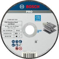 BOSCH Slijpschijf recht, standaard Inox: 150 x 1,6 mm, 2608601513