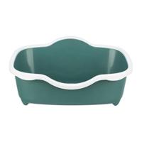 Trixie Davio Kattenbak met rand, groen/wit