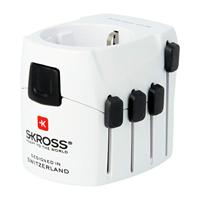 SKROSS PRO - Reisadapter voor reizigers uit Europa (geaard contact)