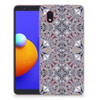 Samsung Galaxy A01 Core TPU Siliconen Hoesje Flower Tiles